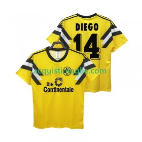 Divisa di Calcio Borussia Dortmund DIEGO 14 DFB-POKAL 1989 Retro Prima